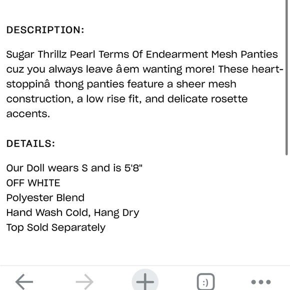 Terms of Endearment Bra and Panties Set - Picture 4 of 4